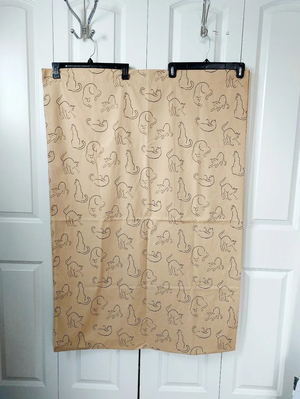 Alex West Whispurr Springmaid Cat Twin Sheets 2 Pillowcases Vintage Percale